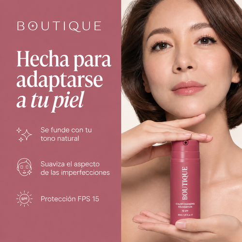 Boutique La base de maquillaje que se adapta al tono de la piel